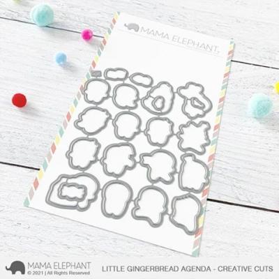 Mama Elephant Creative Cuts - Little Gingerbread Agenda